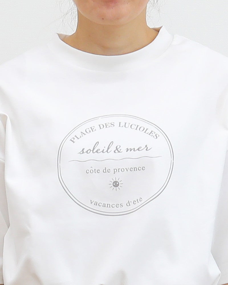 ［ON SEVEN DAYS］サークルプリントTシャツ