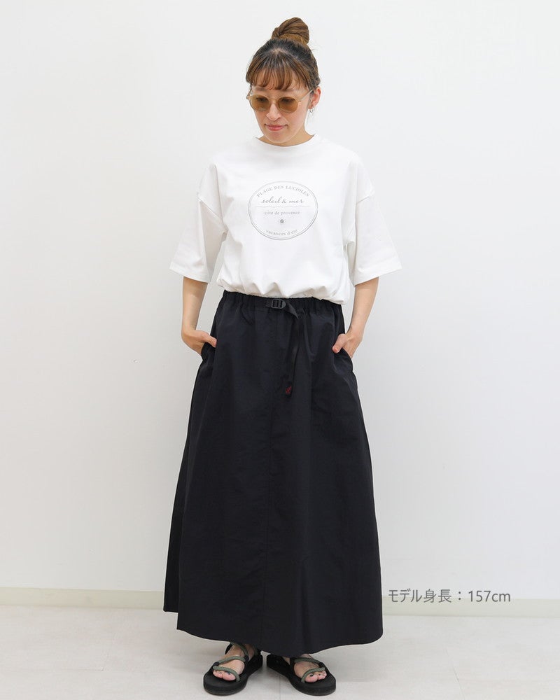 ［ON SEVEN DAYS］サークルプリントTシャツ