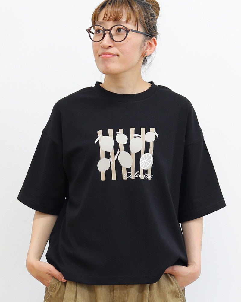 ［ON SEVEN DAYS］レモンプリントTシャツ