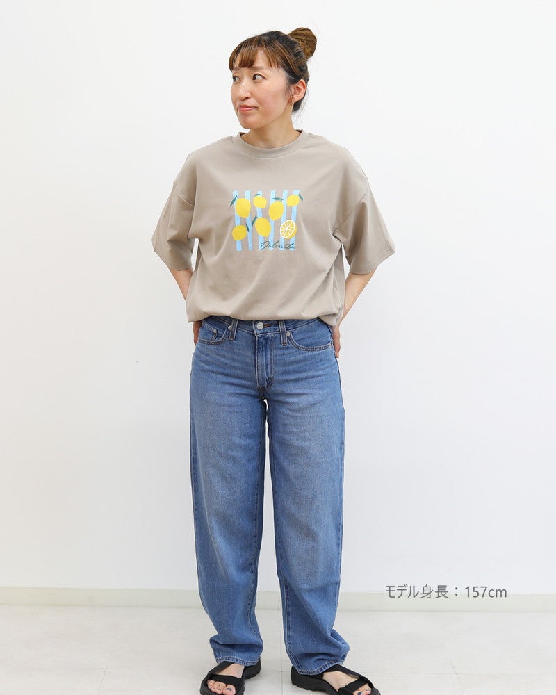 ［ON SEVEN DAYS］レモンプリントTシャツ