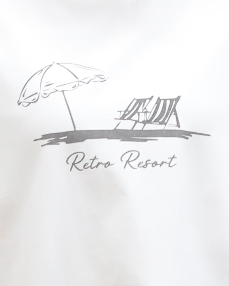 ［ON SEVEN DAYS］パラソルプリントTシャツ