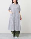 ［FURALI］ハーフスリーブワークワンピ〈一部WEB限定カラー〉