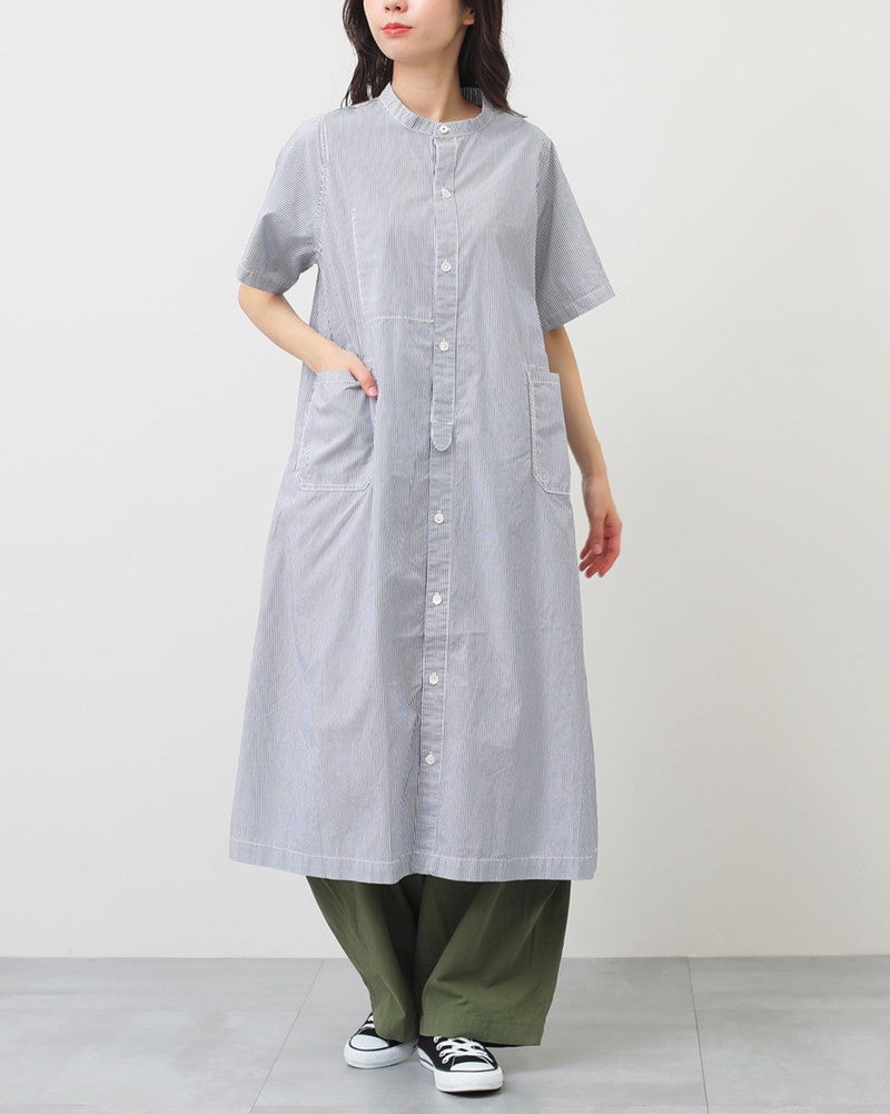 ［FURALI］ハーフスリーブワークワンピ〈一部WEB限定カラー〉