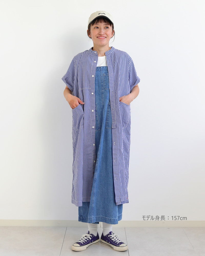 ［FURALI］ハーフスリーブワークワンピ〈一部WEB限定カラー〉