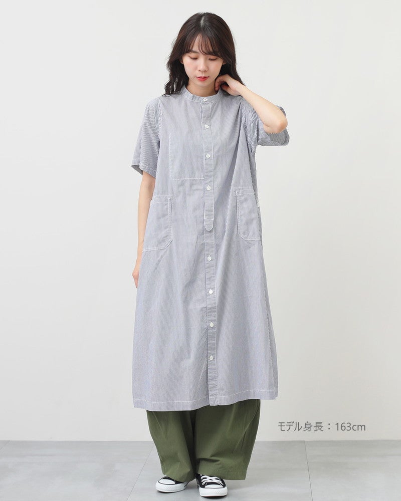 ［FURALI］ハーフスリーブワークワンピ〈一部WEB限定カラー〉