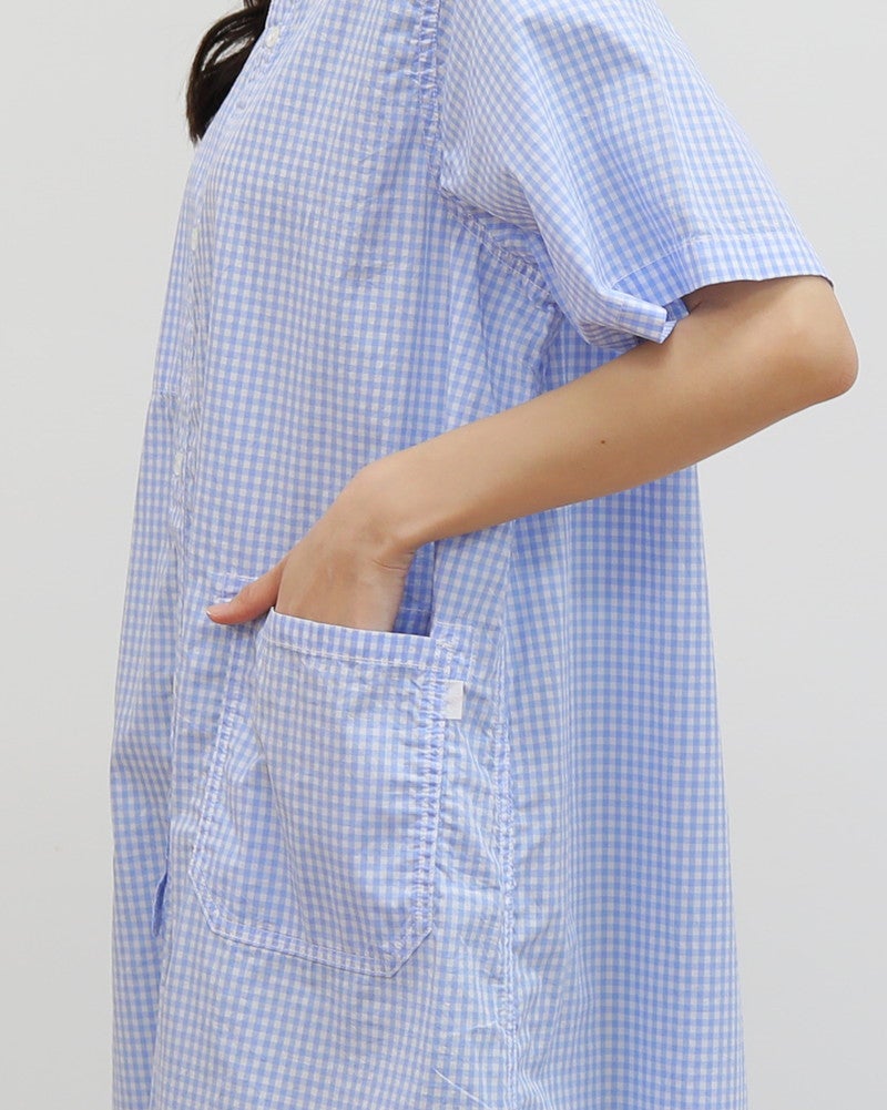 ［FURALI］ハーフスリーブワークワンピ〈一部WEB限定カラー〉