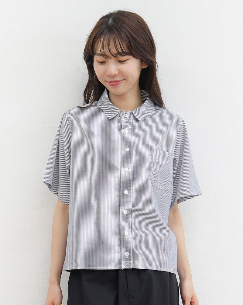 ［FURALI］スクエア半袖シャツ〈一部WEB限定カラー〉