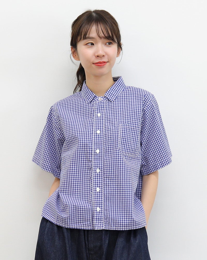 ［FURALI］スクエア半袖シャツ〈一部WEB限定カラー〉