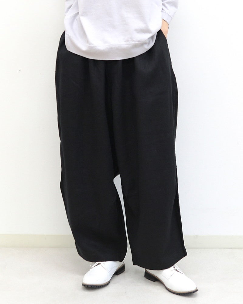 ［FURALI］リネンバックタックトラウザーパンツ