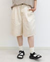 ［NATURAL LAUNDRY］7oz綿ヘンプデニムペインターハーフパンツ