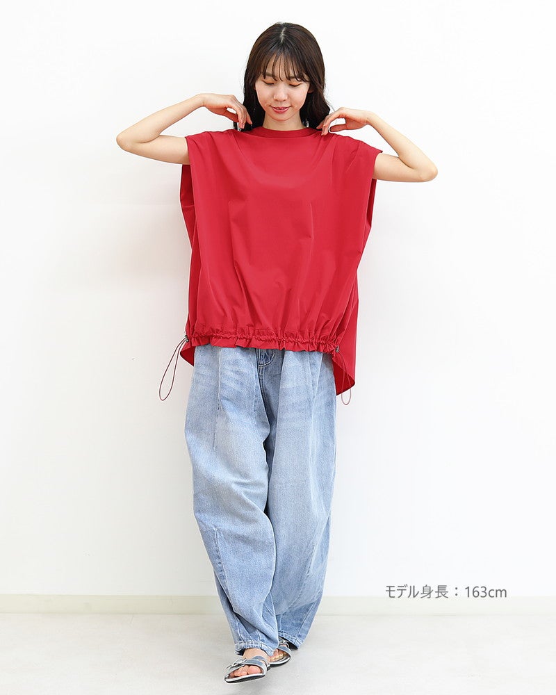  ICE TOUCH ヘムドロストプルオーバー〈接触冷感〉