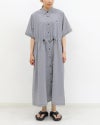 ［THOUSAND MILE］ハイエアーチェックショートスリーブワンピース