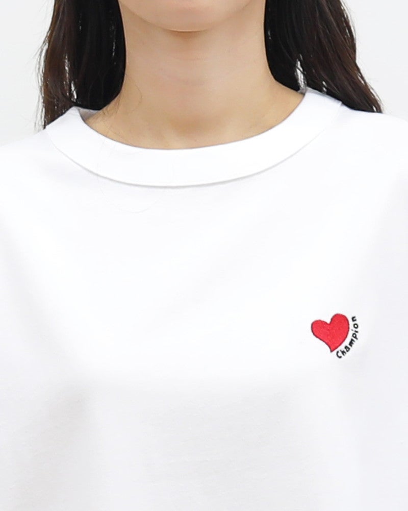 ［Champion］ショートスリーブ刺繍Tシャツ
