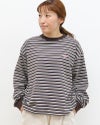 ［DANTON］マルチボーダーロングTシャツ