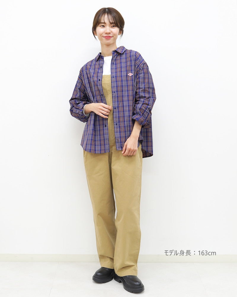 ［DANTON］ウォッシュドチェックシャツ
