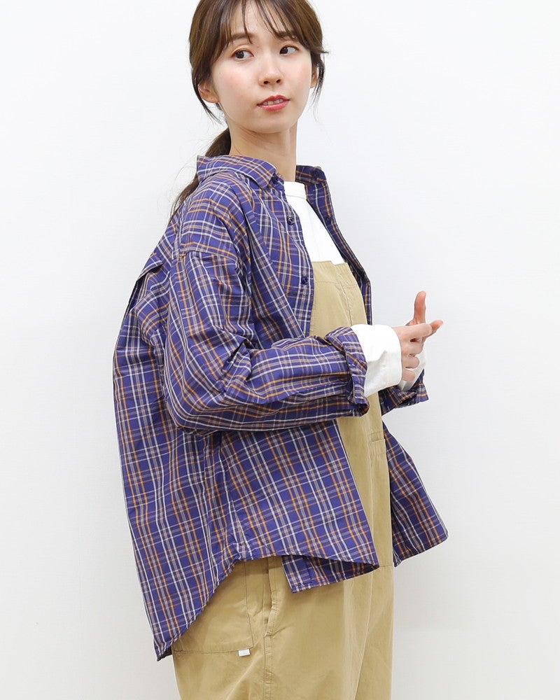 ［DANTON］ウォッシュドチェックシャツ