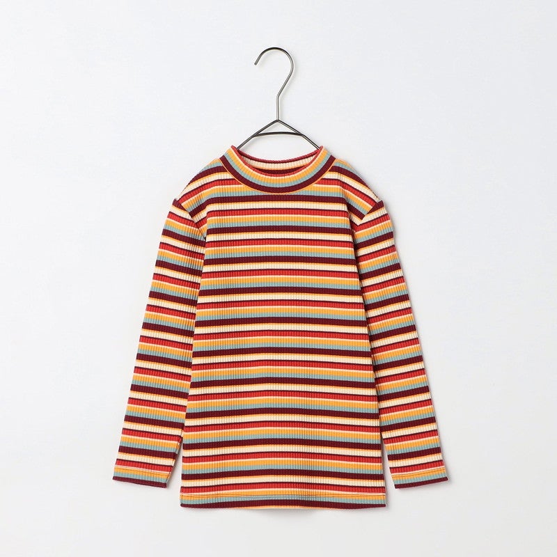 10％OFF】［p.premier］イロチ買いしたいボーダーストレッチリブ