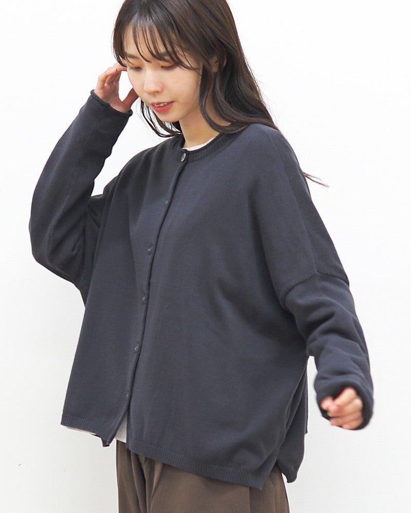 ［mao made］やわらかコットン2WAYニットプルオーバー＋ブラウス