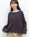 ［mao made］やわらかコットン2WAYニットプルオーバー＋ブラウス