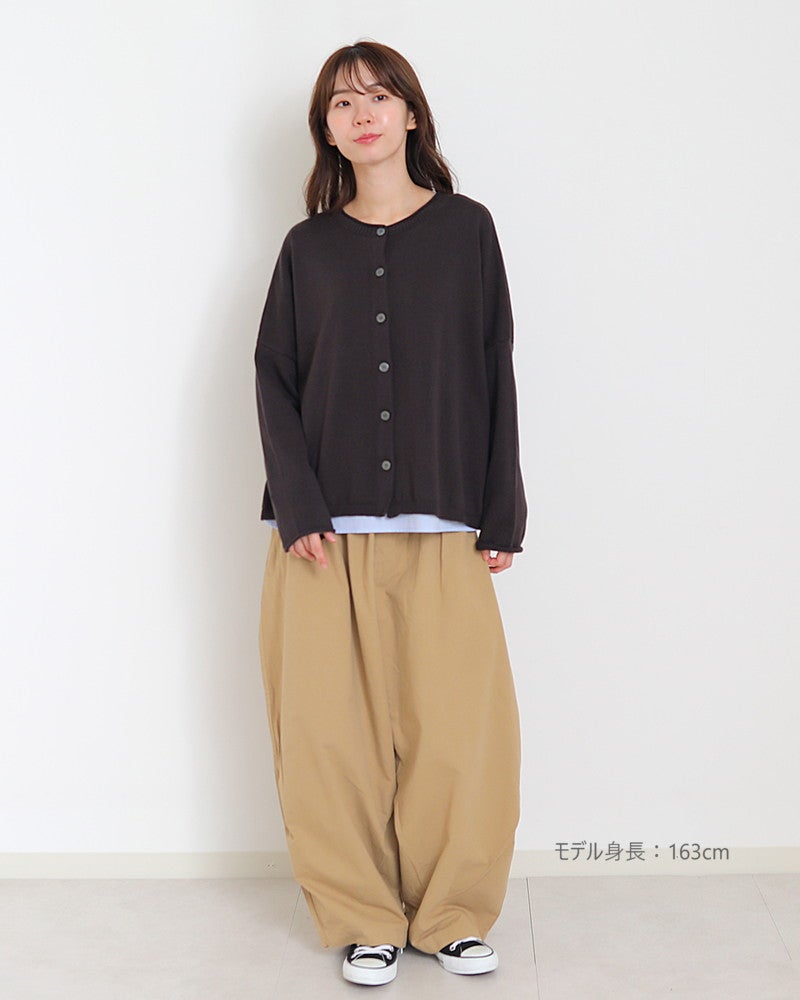 ［mao made］やわらかコットン2WAYニットプルオーバー＋ブラウス