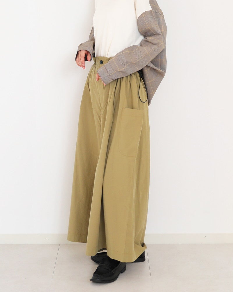 ［UNPLE］ドロストキュロットパンツ