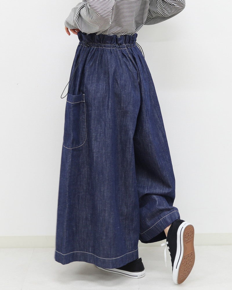 ［UNPLE］ドロストキュロットパンツ