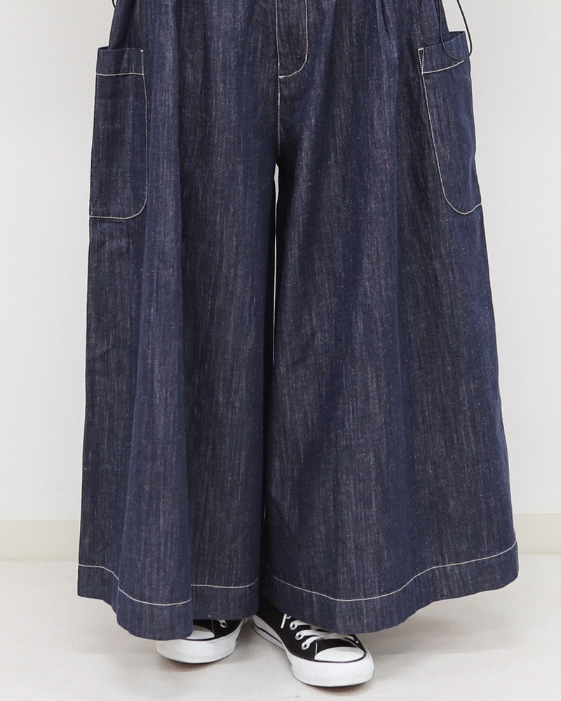 ［UNPLE］ドロストキュロットパンツ