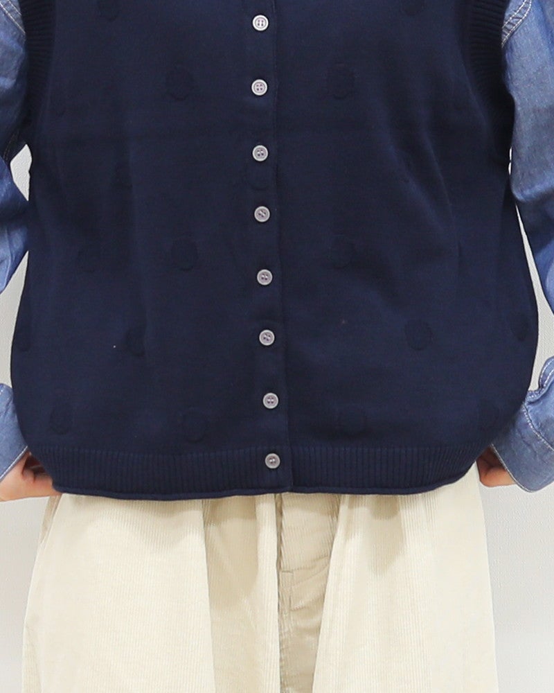 mao made］やわらかコットン2WAY MIZUTAMAベスト／マオメイド ｜オン