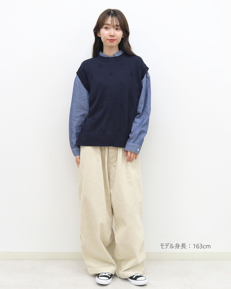 mao made］やわらかコットン2WAY MIZUTAMAベスト／マオメイド ｜オン