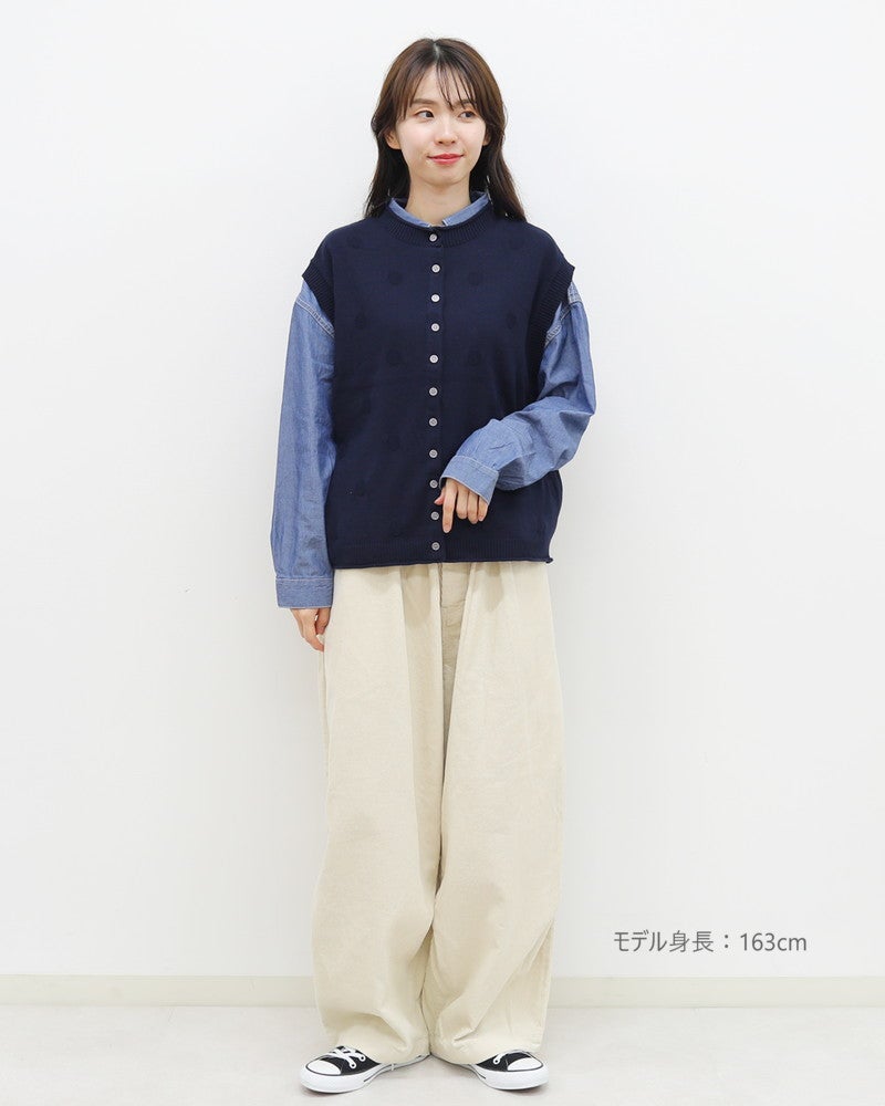 mao made］やわらかコットン2WAY MIZUTAMAベスト／マオメイド ｜オン