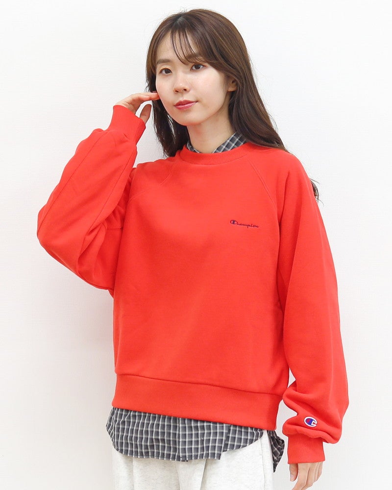 ［Champion］クルーネックスウェットプルオーバー