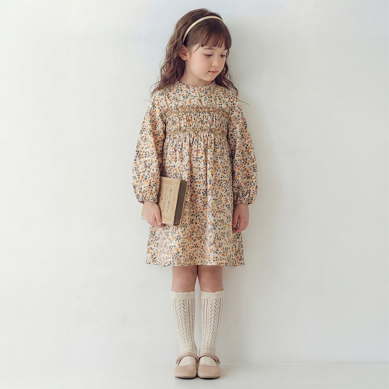 Little s.t. by s.t.closet］スモッキングワンピース キッズ／リトル