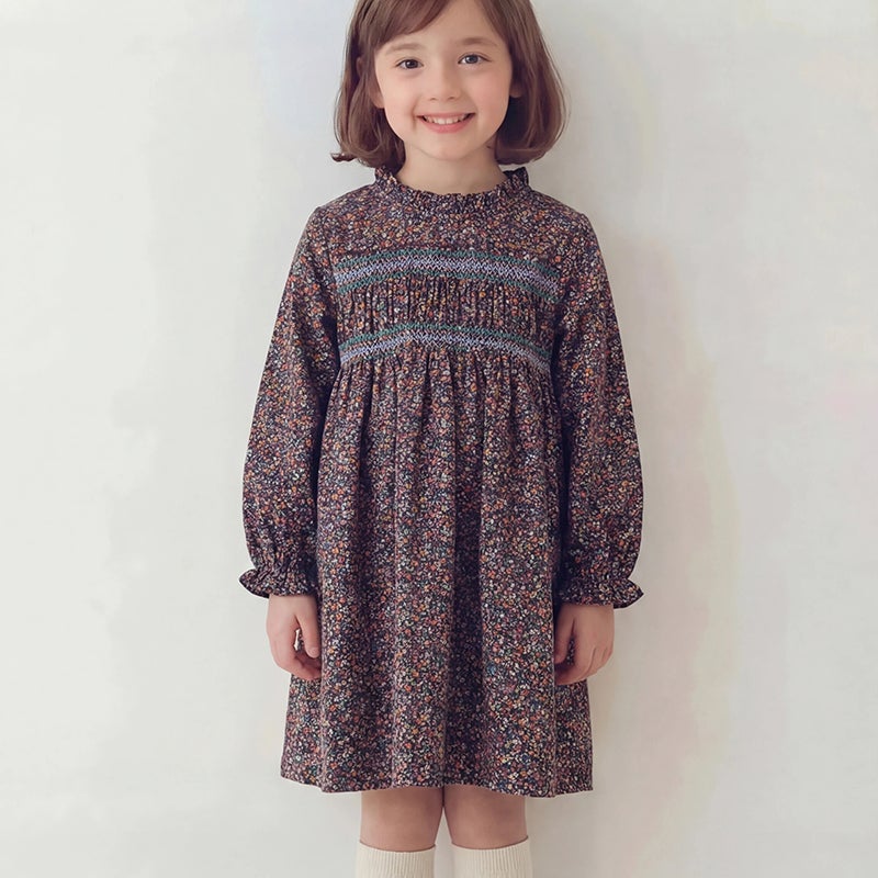 Little s.t. by s.t.closet］スモッキングワンピース キッズ／リトル