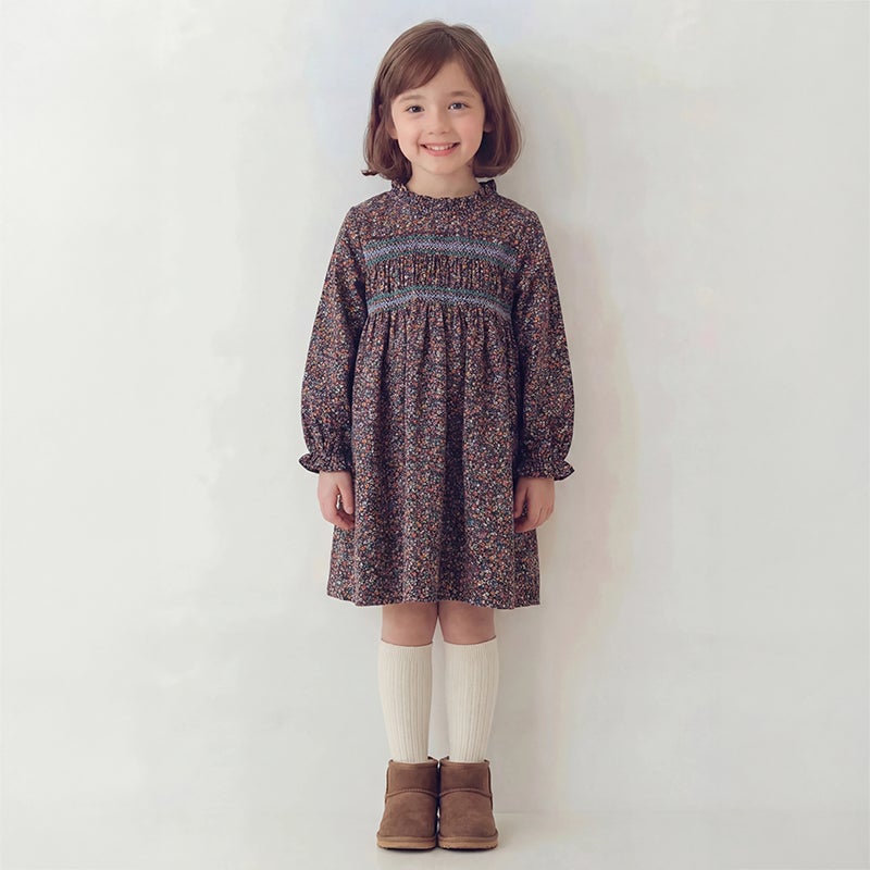 Little s.t. by s.t.closet］スモッキングワンピース キッズ／リトル