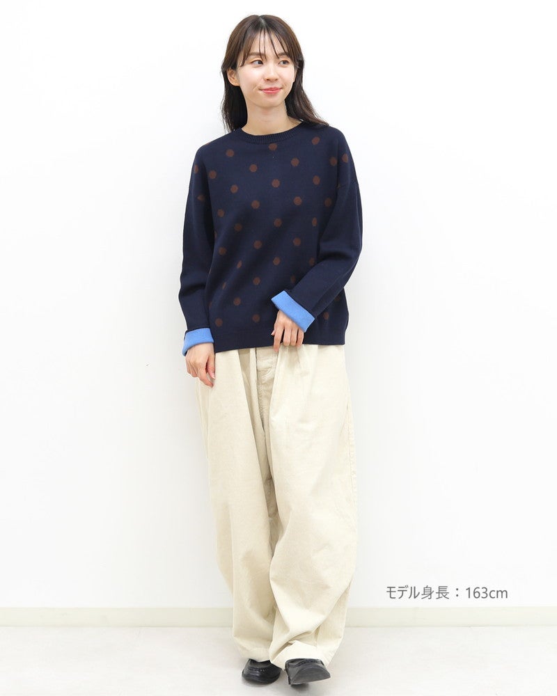 ［mao made］やわらかコットン2WAY MIZUTAMA プルオーバー