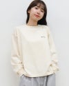 ［GYMPHLEX］ハイゲージコットン刺繍長袖Tシャツ