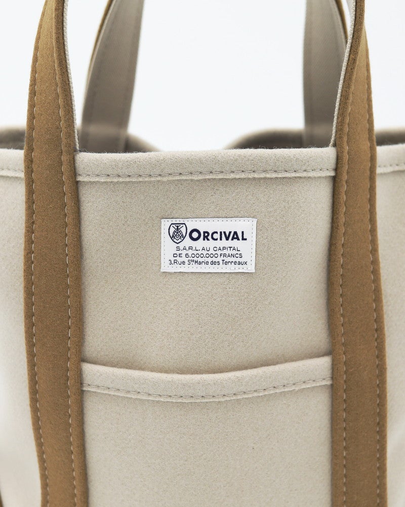 ［ORCIVAL］ヘビーメルトン トートバッグ スモール