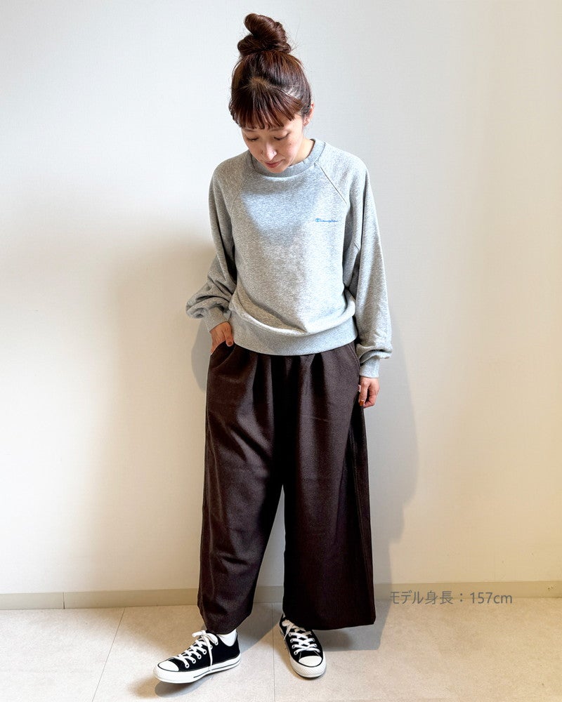 ［DANTON］ウールライクツイルパンツ