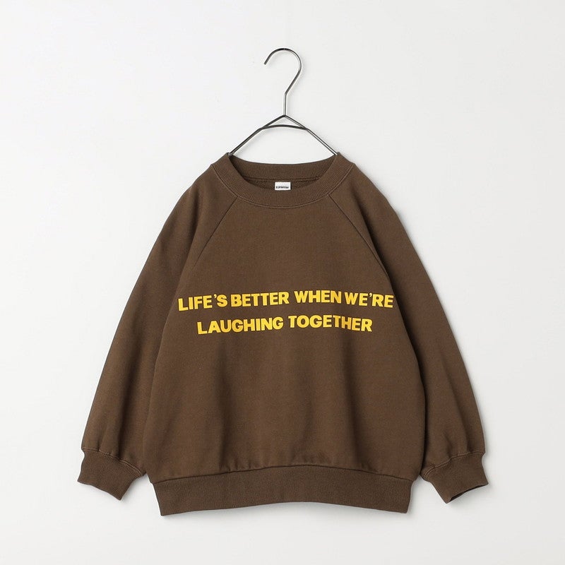 p.premier］イロチ買いしたいロゴ裏毛トレーナー キッズ／ピードット