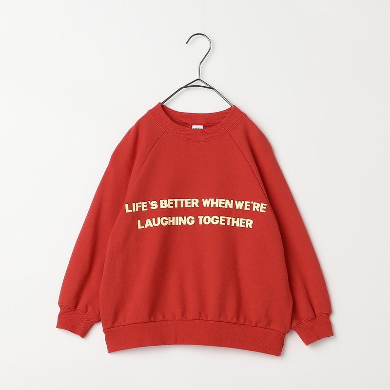 p.premier］イロチ買いしたいロゴ裏毛トレーナー キッズ／ピードット
