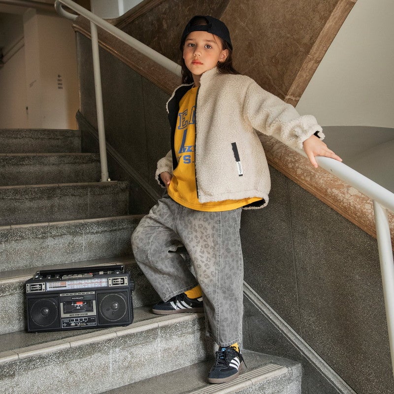 BREEZE］B NEWJACK 両面主役リバーシブルボアジャケット キッズ〈WEB