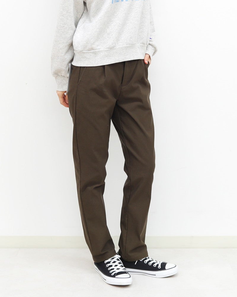 裏微起毛バリラクテーパードパンツ〈S/M/Lサイズ展開〉