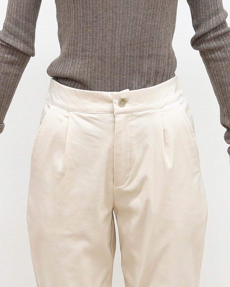 裏微起毛バリラクテーパードパンツ〈S/M/Lサイズ展開〉