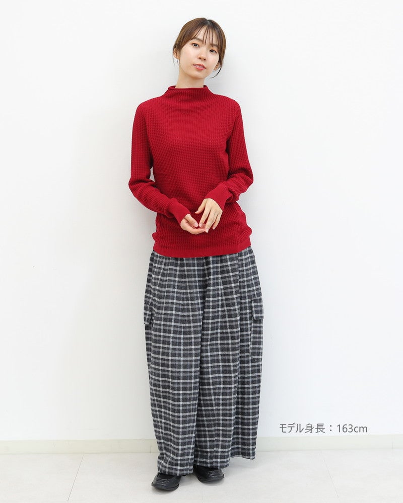 ［UNPLE］リネンコットンキモウボールカーゴパンツ
