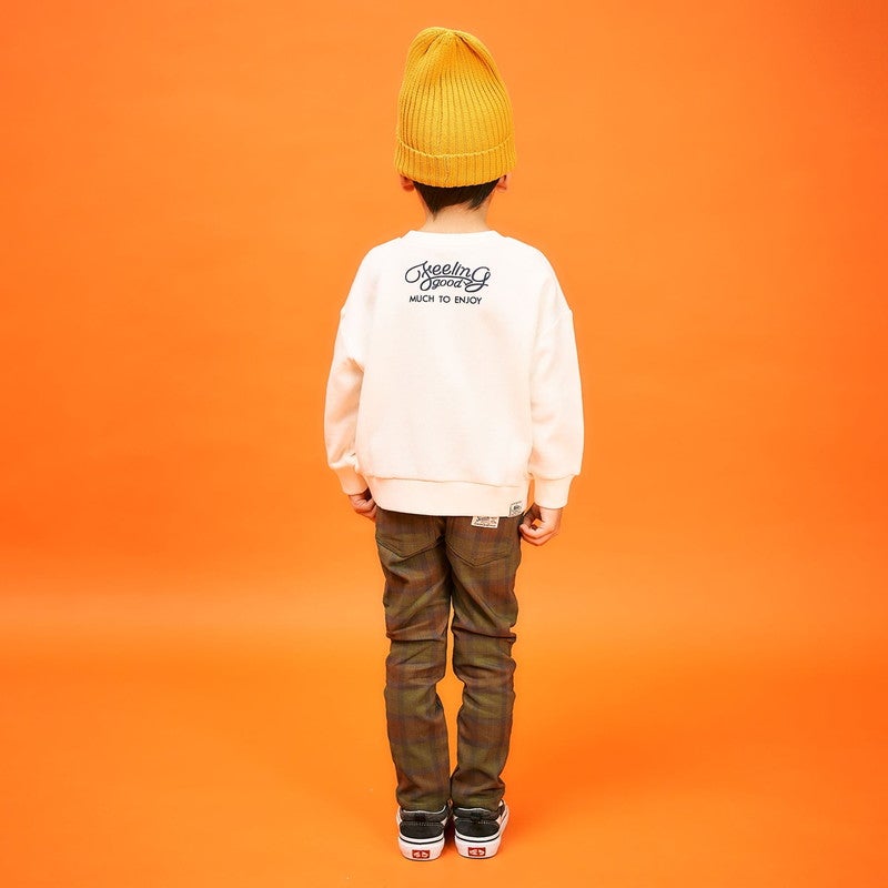 F.O.KIDS］サガラワッペントレーナー キッズ／エフオーキッズ ｜オン