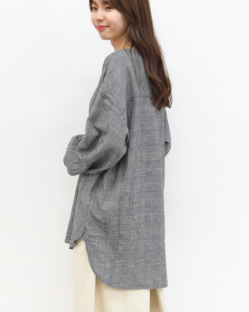 ［UNPLE］オーバーロングシャツ