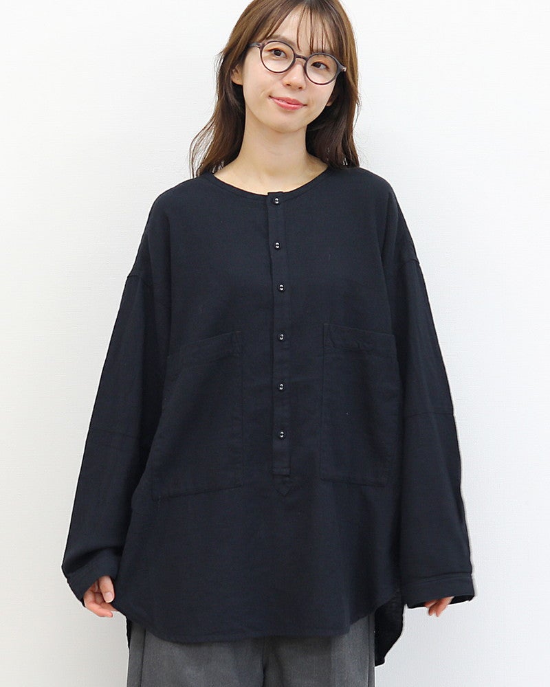 ［UNPLE］オーバーロングシャツ