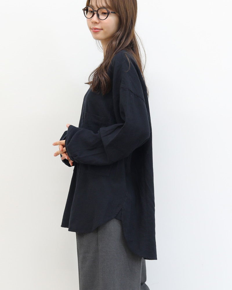 ［UNPLE］オーバーロングシャツ