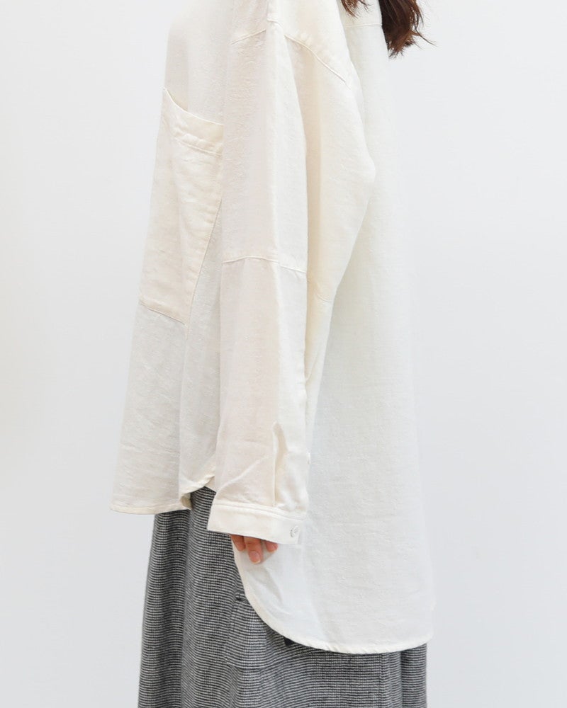 ［UNPLE］オーバーロングシャツ