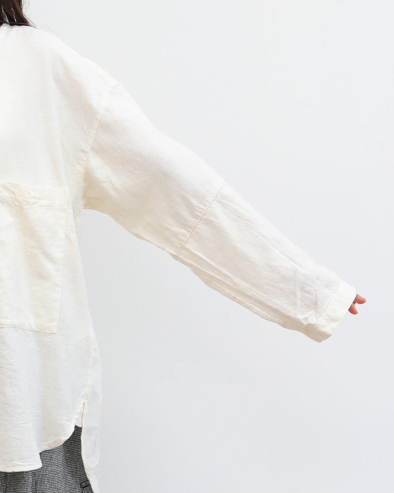 ［UNPLE］オーバーロングシャツ
